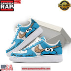 Cookie Monster Limited Edition Air Force 1 Shoes Running Sneakers