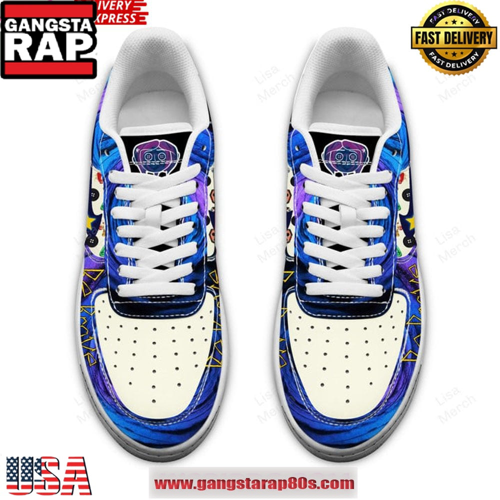 Coraline Be Brave Limited Edition Air Force 1 Sneakers Shoes