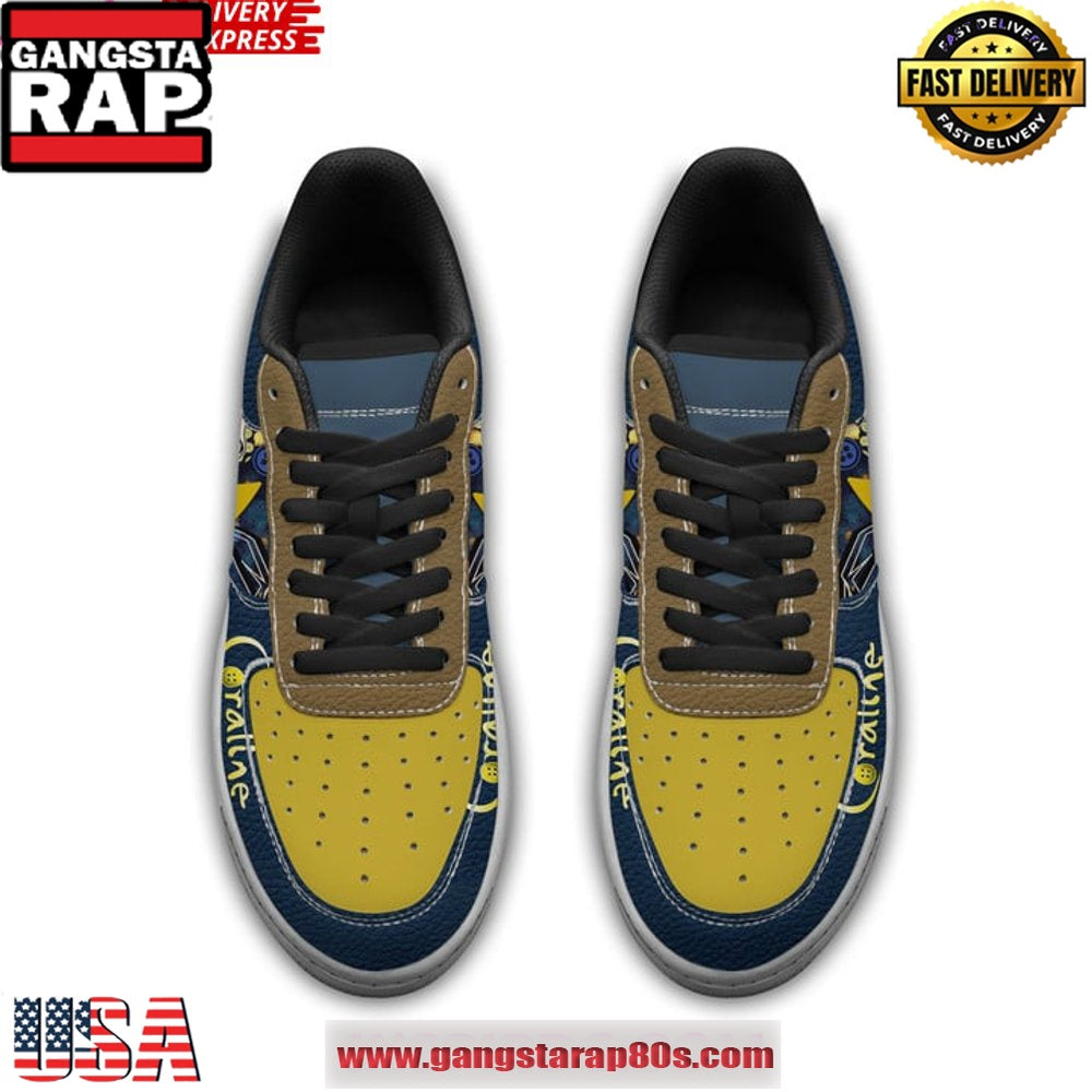 Coraline Halloween Limited Edition Air Force 1 Running Sneakers Shoes