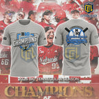 Cornhuskers Big Ten Softball Champions 2026 Regular Season Hoodie