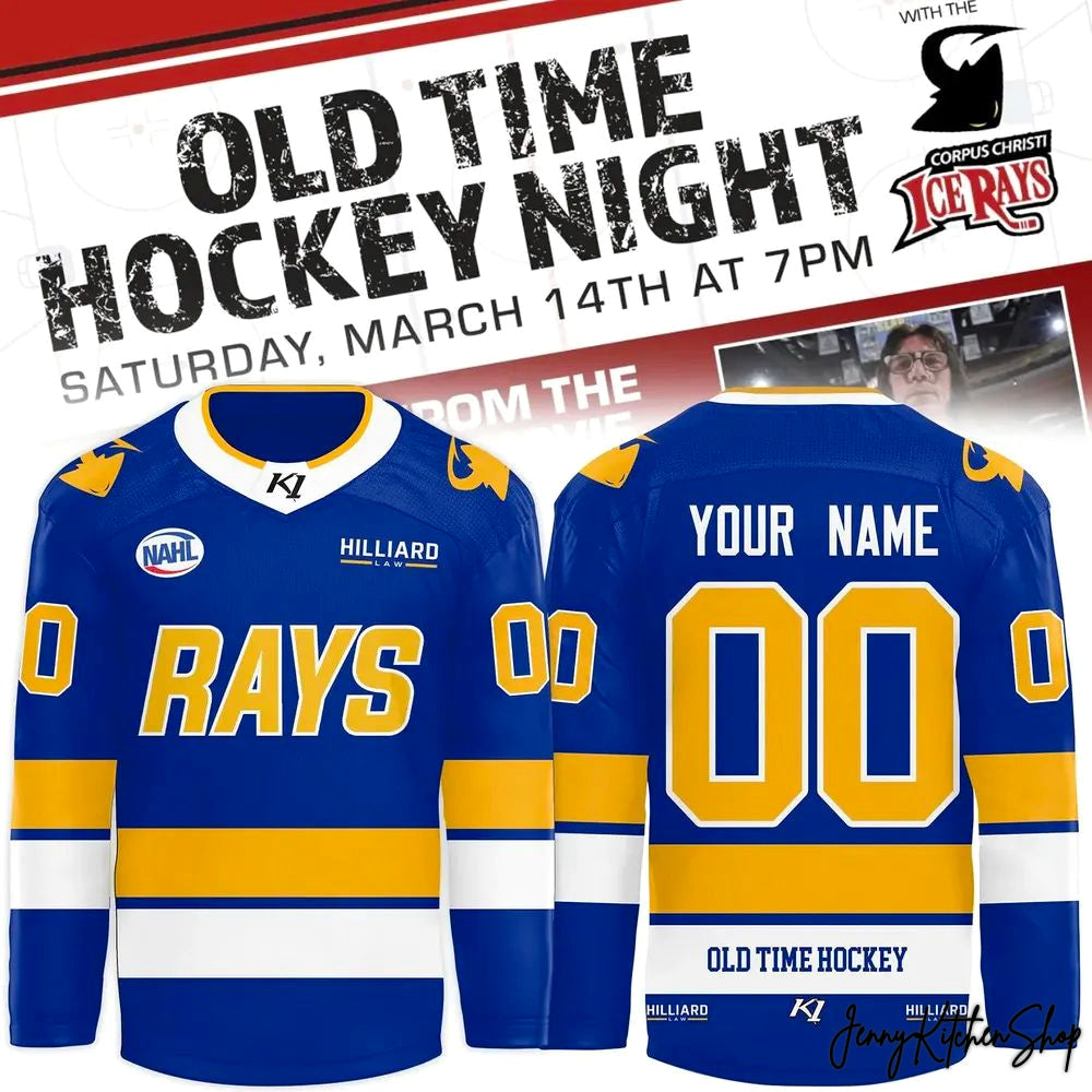 Corpus Christi IceRays 2026 Old Time Hockey Jersey