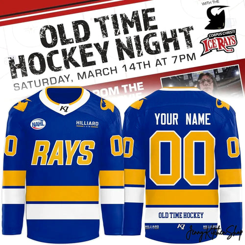 Corpus Christi IceRays 2026 Old Time Hockey Jersey