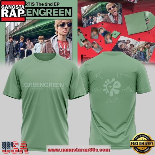 Cortis The 2nd EP GreenGreen 2026 Signature Unisex T-Shirt