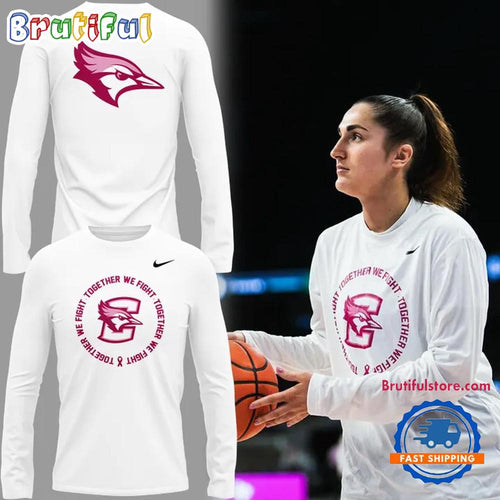 Creighton Bluejays Basketball Pink Out Together We Fight 2026 Limited Edition Long Sleeve Shirt