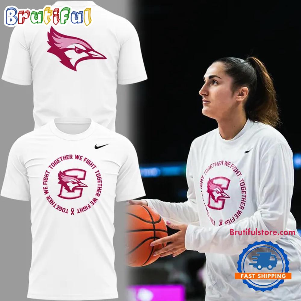 Creighton Bluejays Basketball Pink Out Together We Fight 2026 Limited Edition Hoodie T-Shirt