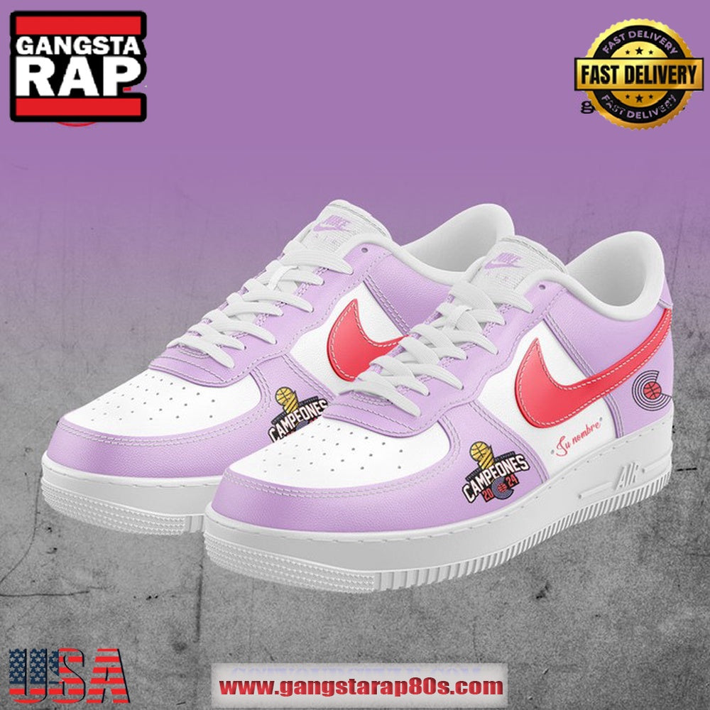 Criollos de Caguas Campeones 2024 Custom Name For Fans Air Force 1 Running Sneakers Shoes