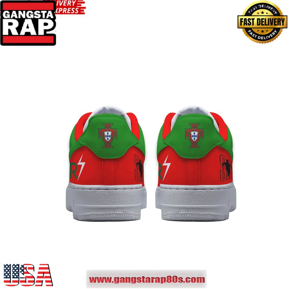 Cristiano Ronaldo Portugal Legacy Limited Edition Air Force 1 Running Sneakers Shoes