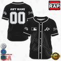 MLB Custom Name Number Atlanta Braves Team Logo Design Baseball Jersey
