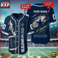 NFL Custom Name Number Dallas Cowboys Football Team Baseball Jersey Shirt