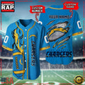 NFL Custom Name Number Los Angeles Chargers Football Team Baseball Jersey Shirt