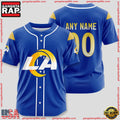 NFL Custom Name Number Los Angeles Rams Sport Baseball Jersey Shirt