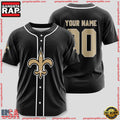 NFL Custom Name Number New Orleans Saints Sport Baseball Jersey Shirt