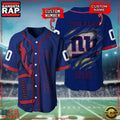 NFL Custom Name Number New York Giants Football Team Baseball Jersey Shirt