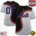 MLB Custom Name Number New York Mets Baseball Jersey