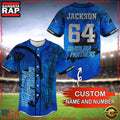 NFL Custom Name NumberCarolina Panthers Baseball Jersey Shirt