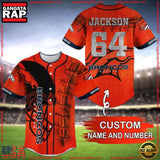 NFL Custom Name Number Denver Broncos Baseball Jersey Shirt