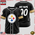 NFL Custom Name Number Pittsburgh Steelers Sport Baseball Jersey Shirt