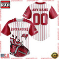 NFL Custom Name Number Tampa Bay Buccaneers Baseball Jersey Shirt