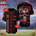 NFL Custom Name Number Tampa Bay Buccaneers Skull Face Baseball Jersey Shirt