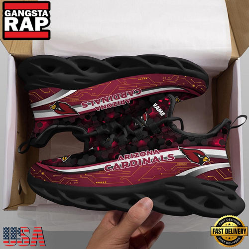 NFL Arizona Cardinals Sport Team New Design Max Soul Shoes Running Sneakers