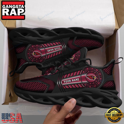 NFL Arizona Cardinals Team Pattern New Design Max Soul Shoes Running Sneakers