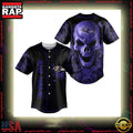 NFL Custom Name Baltimore Ravens Football Skull Baseball Jersey Shirt