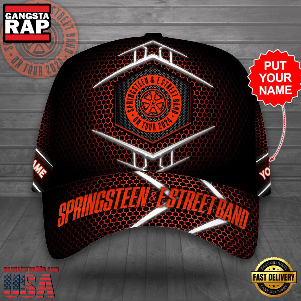 Custom Name Bruce Springsteen Band Classic Cap Hats