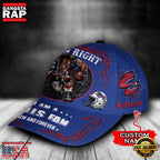 NFL Custom Name Buffalo Bills Mascot Damn Right Football Team Baseball Cap