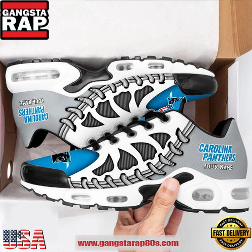 NFL Carolina Panthers Unique Design 2026 Custom Air Max Plus Shoes Running Sneakers