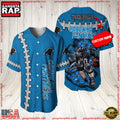 NFL Custom Name Carolina Panthers Mascot Baseball Jersey Shirt