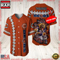NFL Custom Name Chicago Bears Mascot Baseball Jersey Shirt