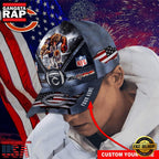 NFL Custom Name Chicago Bears Super Bowl LIX 2025 Baseball Cap
