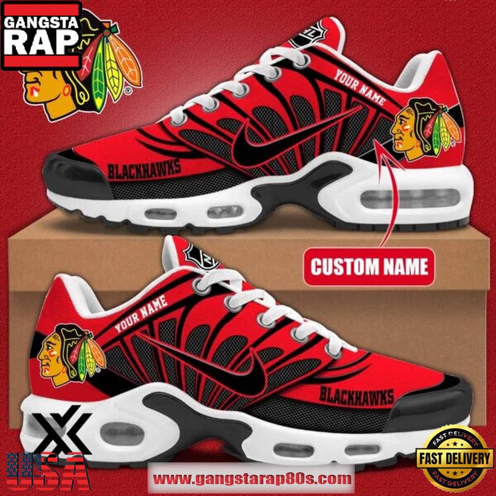 Chicago Blackhawks NHL New 2026 Version Custom Air Max Plus Shoes Running Sneakers