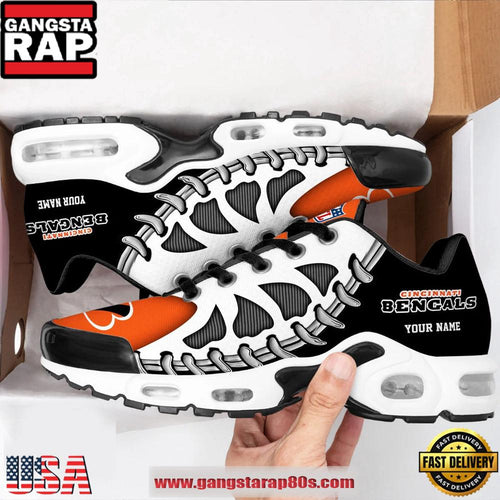 NFL Cincinnati Bengals Unique Design 2026 Custom Air Max Plus Shoes Running Sneakers