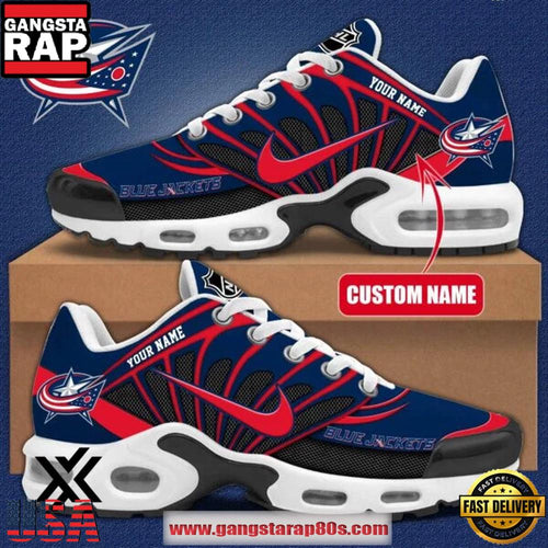 Columbus Blue Jackets NHL New 2026 Version Custom Air Max Plus Shoes Running Sneakers