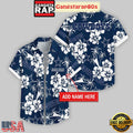 Custom Name Dallas Cowboys Hibicus Aloha Hawaiian Shirt