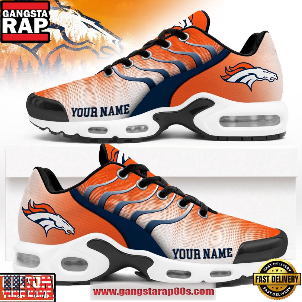 Custom Name Denver Broncos NFL New 2026 Version Air Max Plus Shoes Running Sneakers