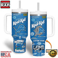NFL Custom Name Detroit Lions Tumbler 40oz With Handle