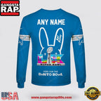 NFL Detroit Lions x Bad Bunny Super Bowl 2026 Special Edition Custom Sweatshirt