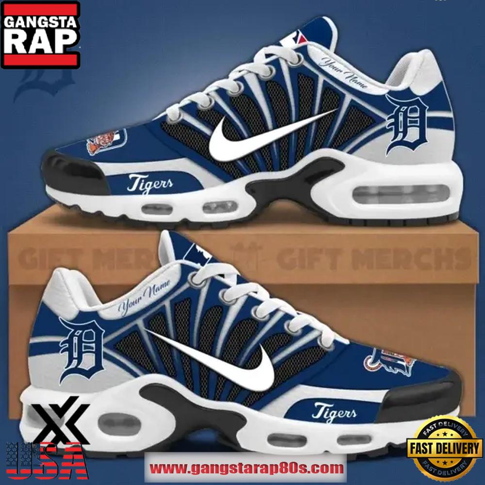 MLB Detroit Tigers Unique Sports Design Custom Air Max Plus Shoes Running Sneakers