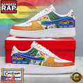 Custom Name Green Bay Packers NFL Unique Colors Nike Air Force 1 Sneakers Shoes