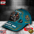 NFL Custom Name Jacksonville Jaguars Mascot Damn Right Football Team Baseball Cap