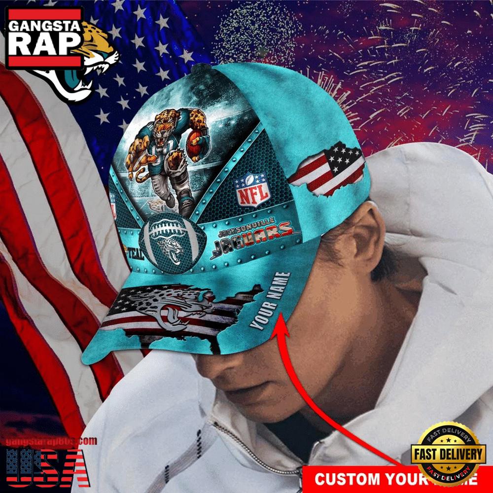 NFL Custom Name Jacksonville Jaguars Super Bowl LIX 2025 Baseball Cap