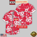 Custom Name Kansas City Chiefs Hibicus Pattern Aloha Hawaiian Shirt