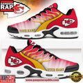Custom Name Kansas City Chiefs NFL New 2026 Version Air Max Plus Shoes Running Sneakers