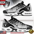 Custom Name Las Vegas Raiders NFL New 2026 Version Air Max Plus Shoes Running Sneakers
