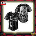 NFL Custom Name Las Vegas Raiders Football Skull Baseball Jersey Shirt