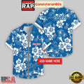 Custom Name Los Angeles Dodgers Hibicus Aloha Hawaiian Shirt