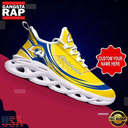 NFL Los Angeles Rams Logo Sport New Design Max Soul Shoes Running Sneakers