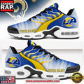 Custom Name Los Angeles Rams NFL New 2026 Version Air Max Plus Shoes Running Sneakers
